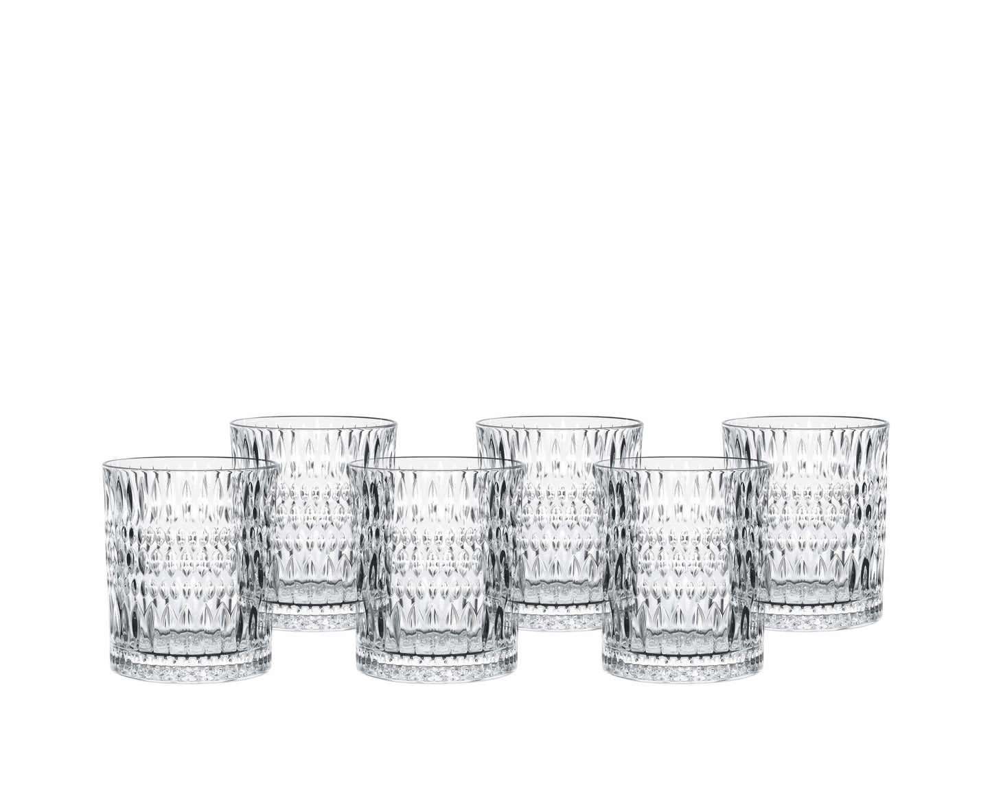 Nachtmann Ethno DOF Crystal Whiskey Glasses, 304ml, Set of 6