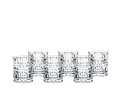 Nachtmann Ethno DOF Crystal Whiskey Glasses, 304ml, Set of 6