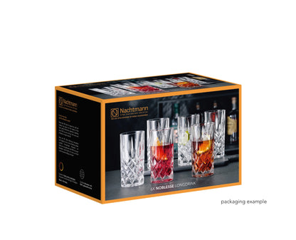 Nachtmann Noblesse Cocktail Glass Tumbler Set with Elegant Crystal Design for Stylish Drinks