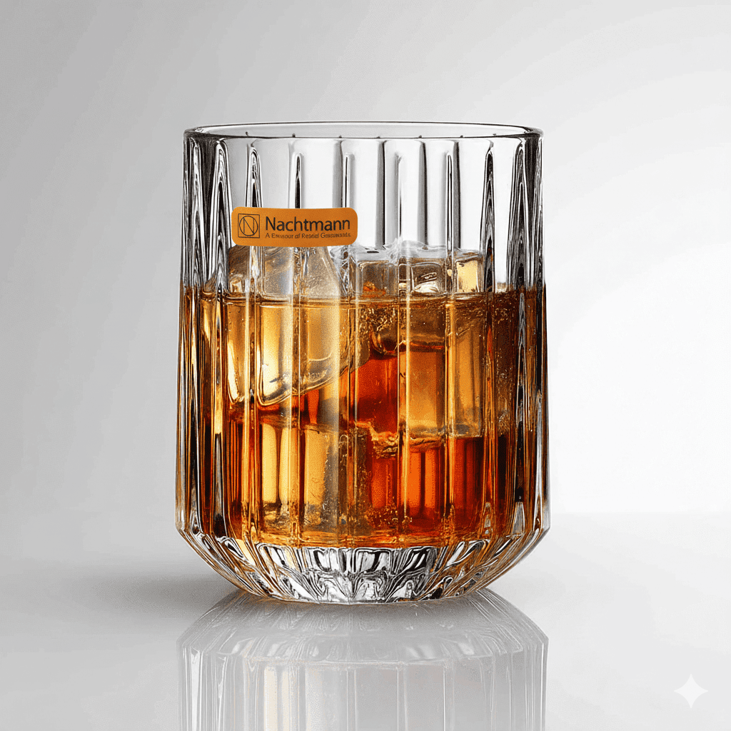 Nachtmann Jules DOF Crystal Whiskey Glasses, 305 ml, Set of 6