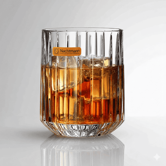 Nachtmann Jules DOF Crystal Whiskey Glasses, 305 ml, Set of 6