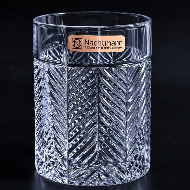 Nachtmann Fishbone Whiskey Glass, Tumbler, 360ml, Set of 6