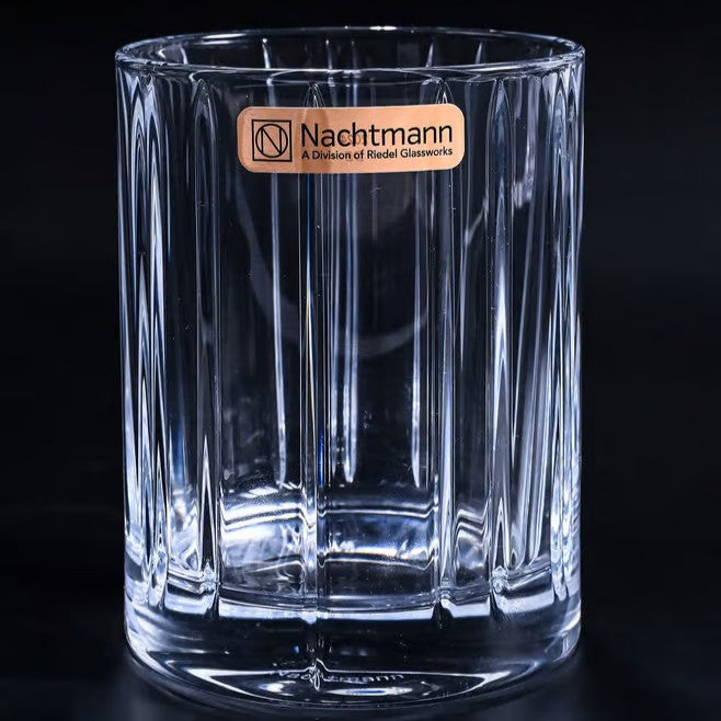 Nachtmann Lines Crystal Whiskey Glasses, 345 ml, Set of 6
