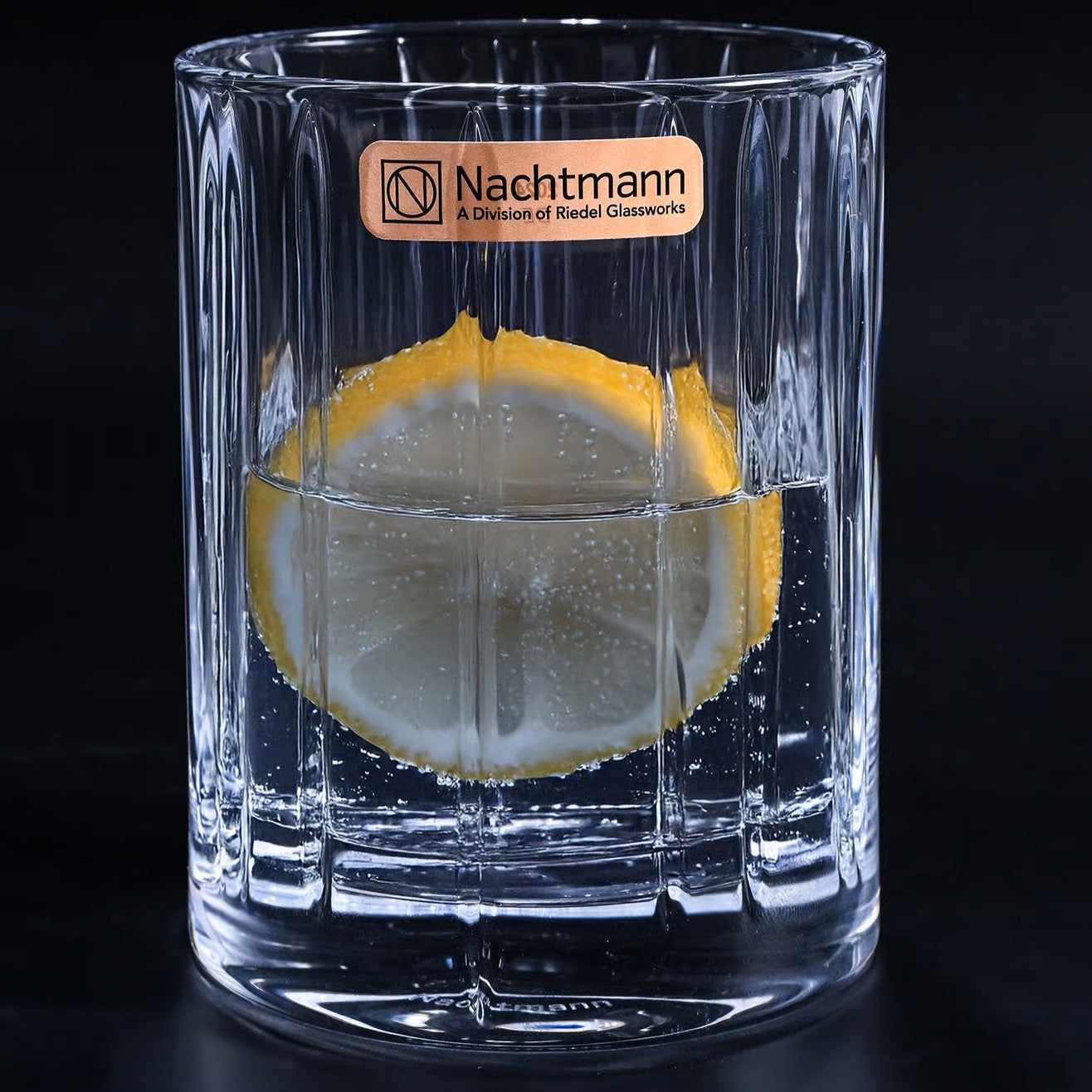 Nachtmann Lines Crystal Whiskey Glasses, 345 ml, Set of 6