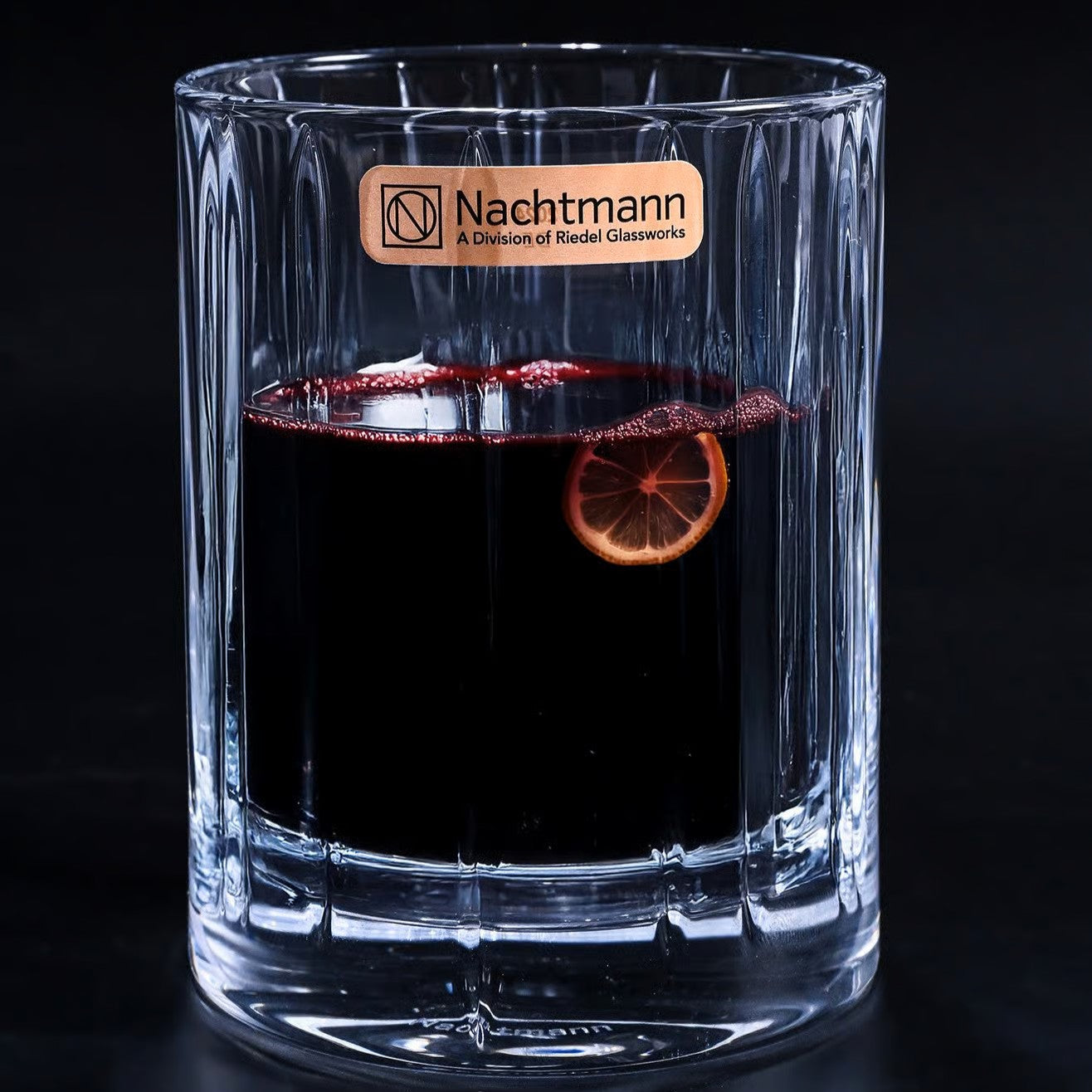 Nachtmann Lines Crystal Whiskey Glasses, 345 ml, Set of 6