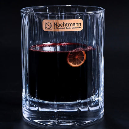 Nachtmann Lines Crystal Whiskey Glasses, 345 ml, Set of 6