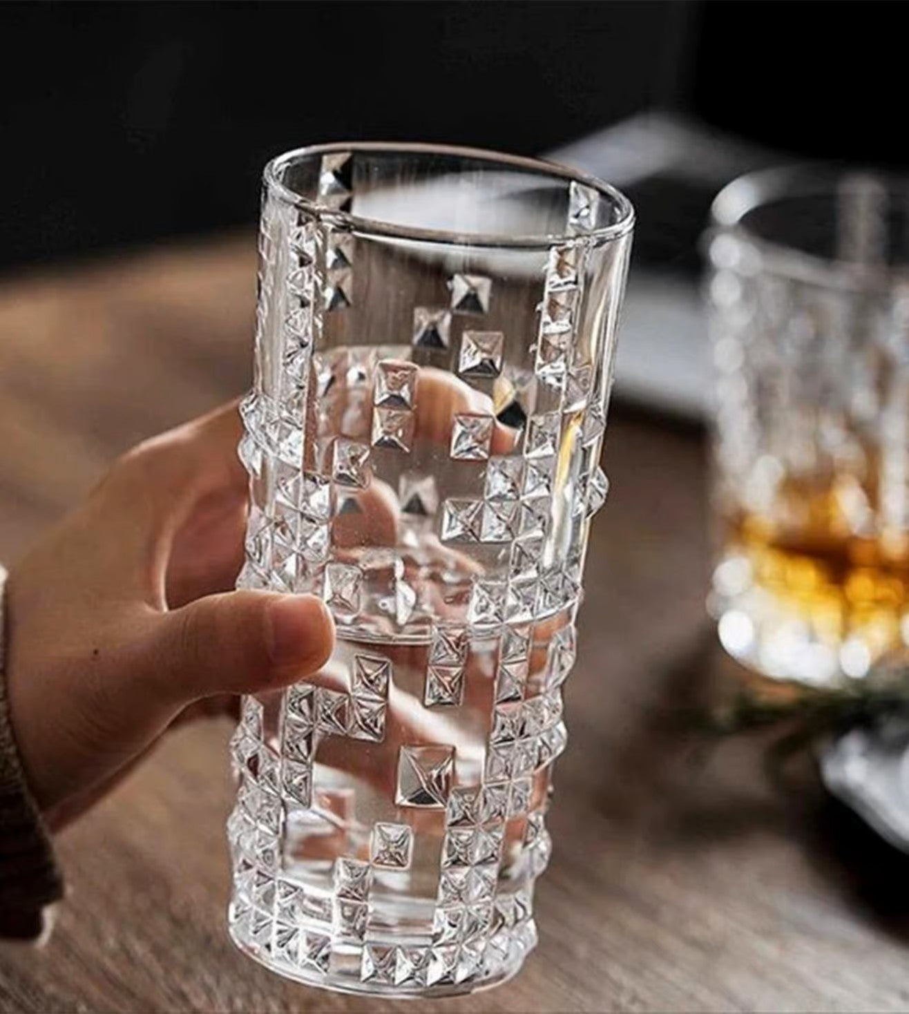 Nachtmann Punk LongDrink Glass, Tumbler, 375ml, Set of 6