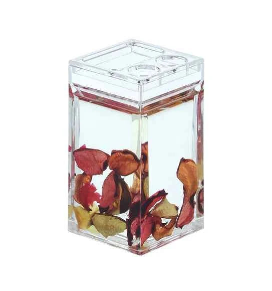 Obsessions Agua Acrylic Bathroom Set, Red