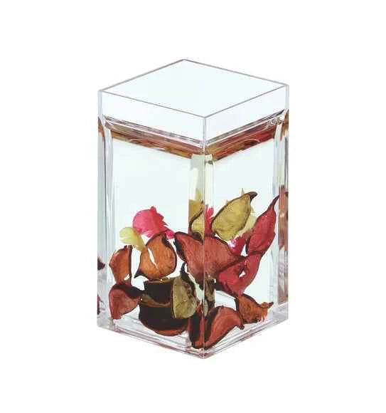 Obsessions Agua Acrylic Bathroom Set, Red