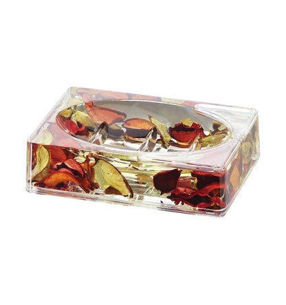 Obsessions Agua Acrylic Bathroom Set, Red