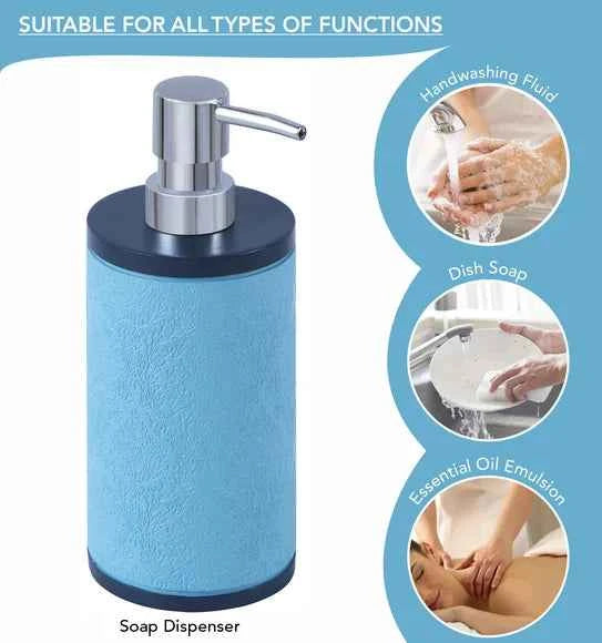 Obsessions Alvina Polyresin 4pc Bathroom Set, Teal