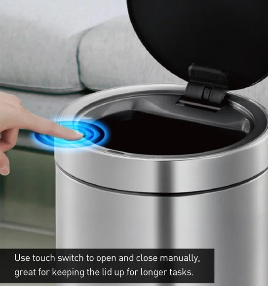 Obsessions Eko Docomo Sensor Bin 12L, Metallic