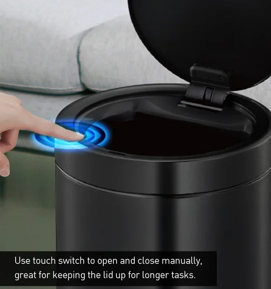 Obsessions Eko Docomo Sensor Bin 6L, Black