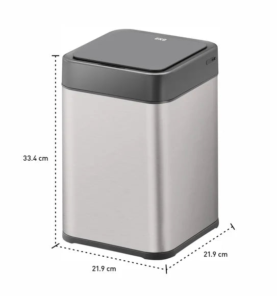 Obsessions Eko Echo Sensor Bin 10L, Grey