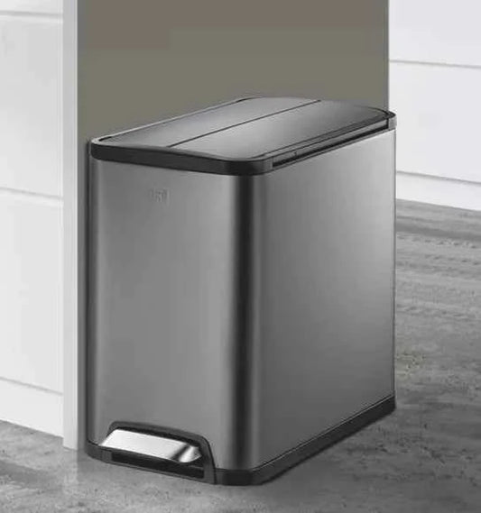Obsessions Eko Eco Fly Dustbin 12L, Black