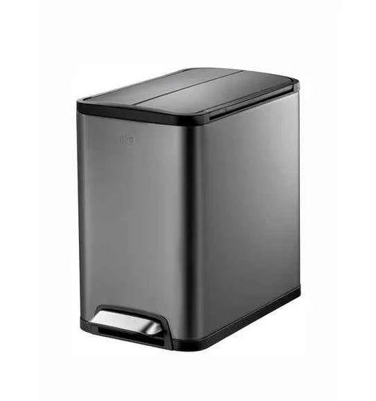 Obsessions Eko Eco Fly Dustbin 12L, Black