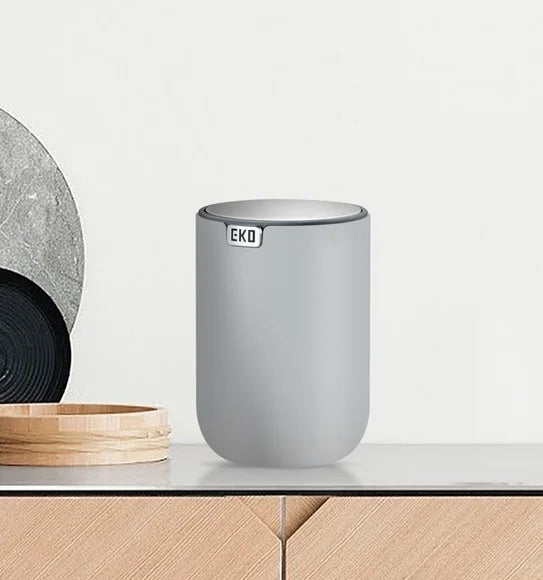 Obsessions Fandy Eko 9206 table dustbin, Grey, 1.5L, lifestyle counter view