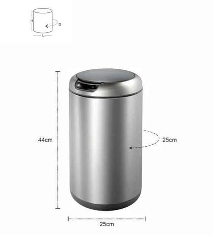 Obsessions Eko Galleria Sensor Bin 12L, Metallic