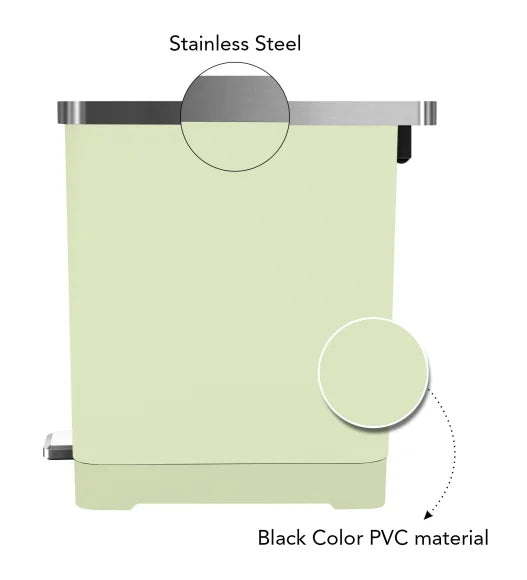 Obsessions Eko Hana Plastic Bin 10L, Green