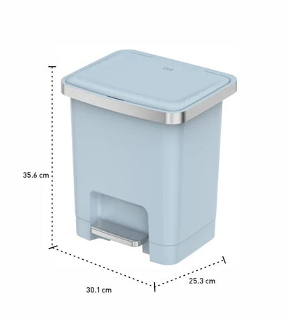 Obsessions Eko Hana Plastic Bin 15L, Blue