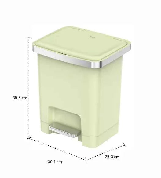 Obsessions Eko Hana Plastic Bin 15L, Green