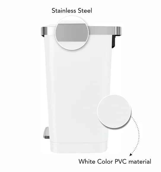 Obsessions Eko Hana Plastic Bin 35L, White
