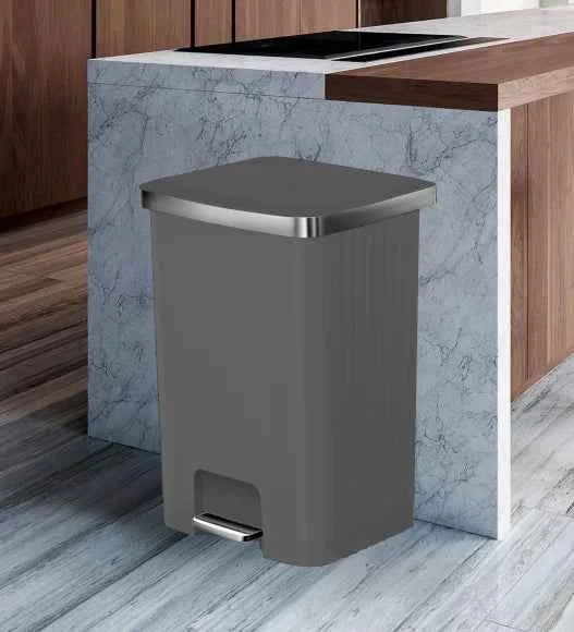 Obsessions Eko Hana Plastic Bin 70L, Grey