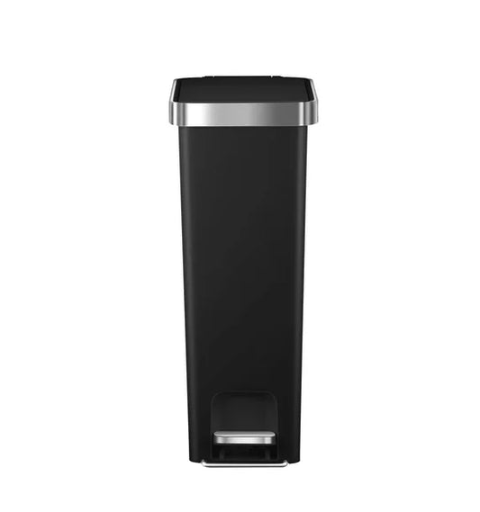Obsessions Eko Hana Slim Plastic Bin 40L, Black