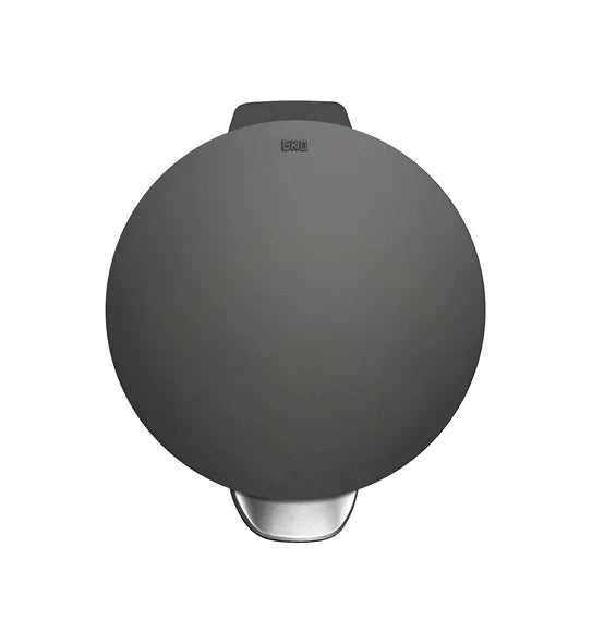 Obsessions Luna Eko 9219 step dustbin, Titanium Grey, top view of lid