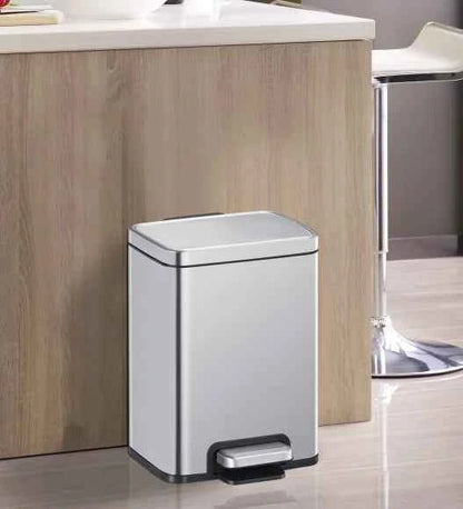 Obsessions Eko Madison Dustbin 6L, Metallic
