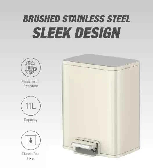 Obsessions Eko Marina Dustbin 11L, Vanilla