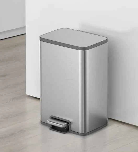 Obsessions Eko Marina Dustbin 15L, Metallic