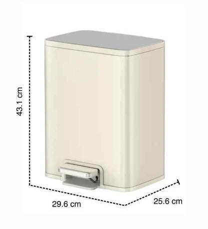 Obsessions Eko Marina Dustbin 15L, Vanilla