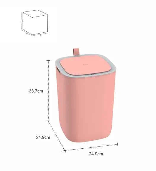 Obsessions Eko Morandi Sensor Bin 12L, Pink