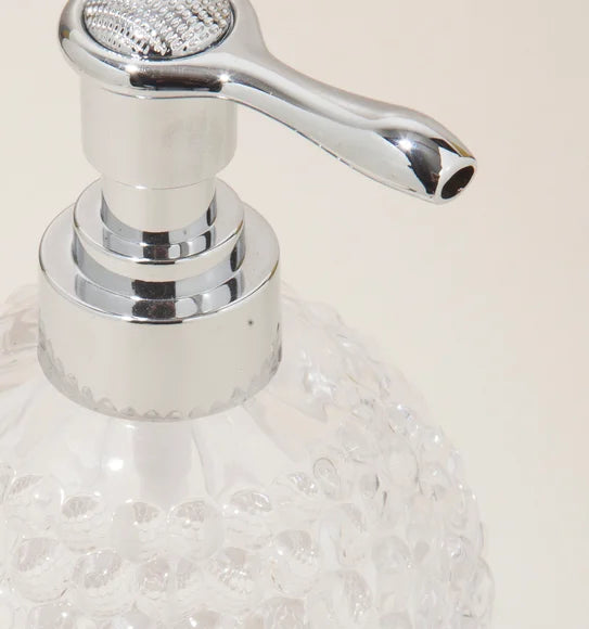 Obsessions Prism Glass 3pc Bathroom Set, Transparent