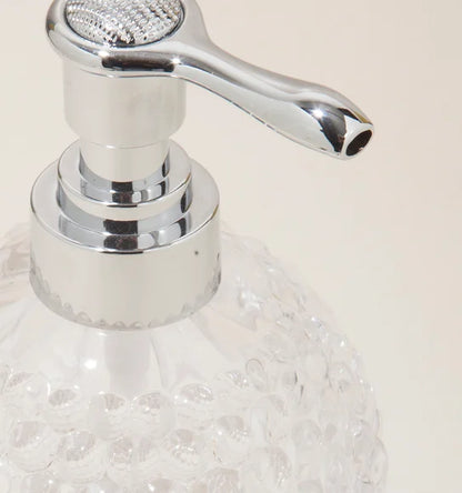 Obsessions Prism Glass 3pc Bathroom Set, Transparent