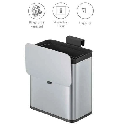 Obsessions Eko Puro Kitchen Bin 7L, Black