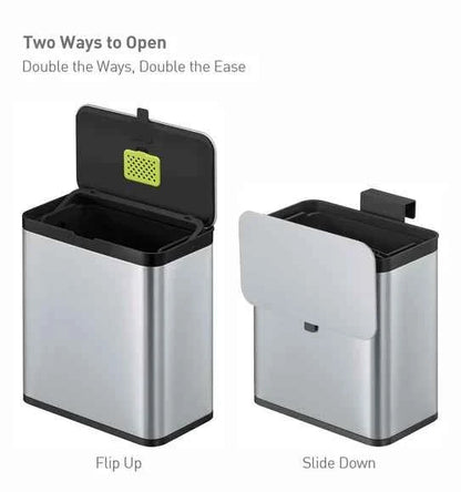 Obsessions Eko Puro Kitchen Bin 7L, Black