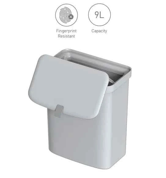 Obsessions Eko Puro Kitchen Bin 9L, Grey