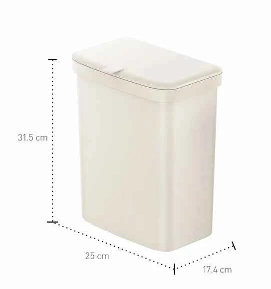Obsessions Eko Puro Kitchen Bin 9L, White