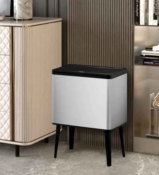 Obsessions Eko Sensor Bin 20+9L, Metallic
