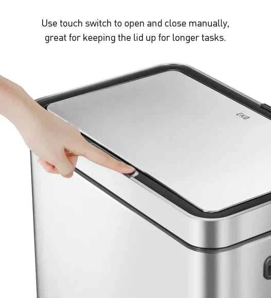 Obsessions Eko Sensor Bin 45L, Metallic