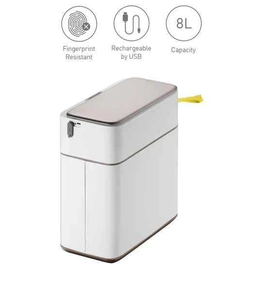 Obsessions Eko Sensor Bin 8L, White