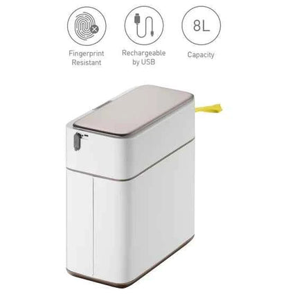 Obsessions Eko Sensor Bin 8L, White