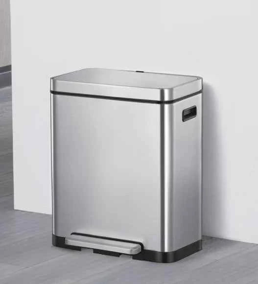 Obsessions Eko X Cube Dustbin 20L, Metallic