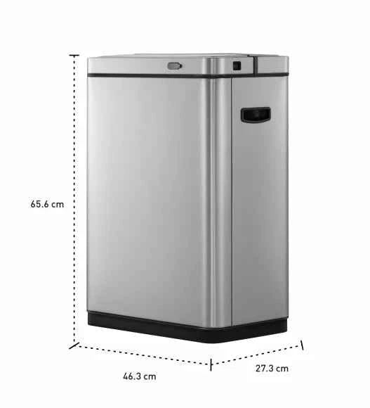 Obsessions Eko X Wing Sensor Bin 45L, Metallic