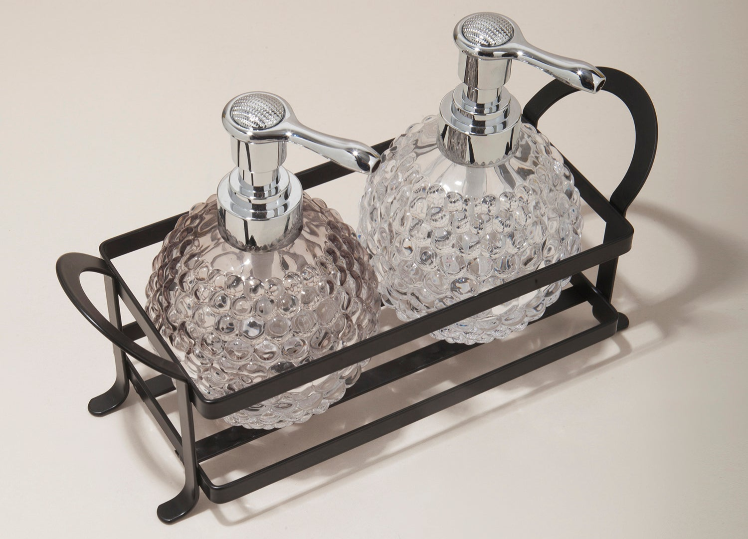 Obsessions Prism Glass 3-piece bathroom set Twin 