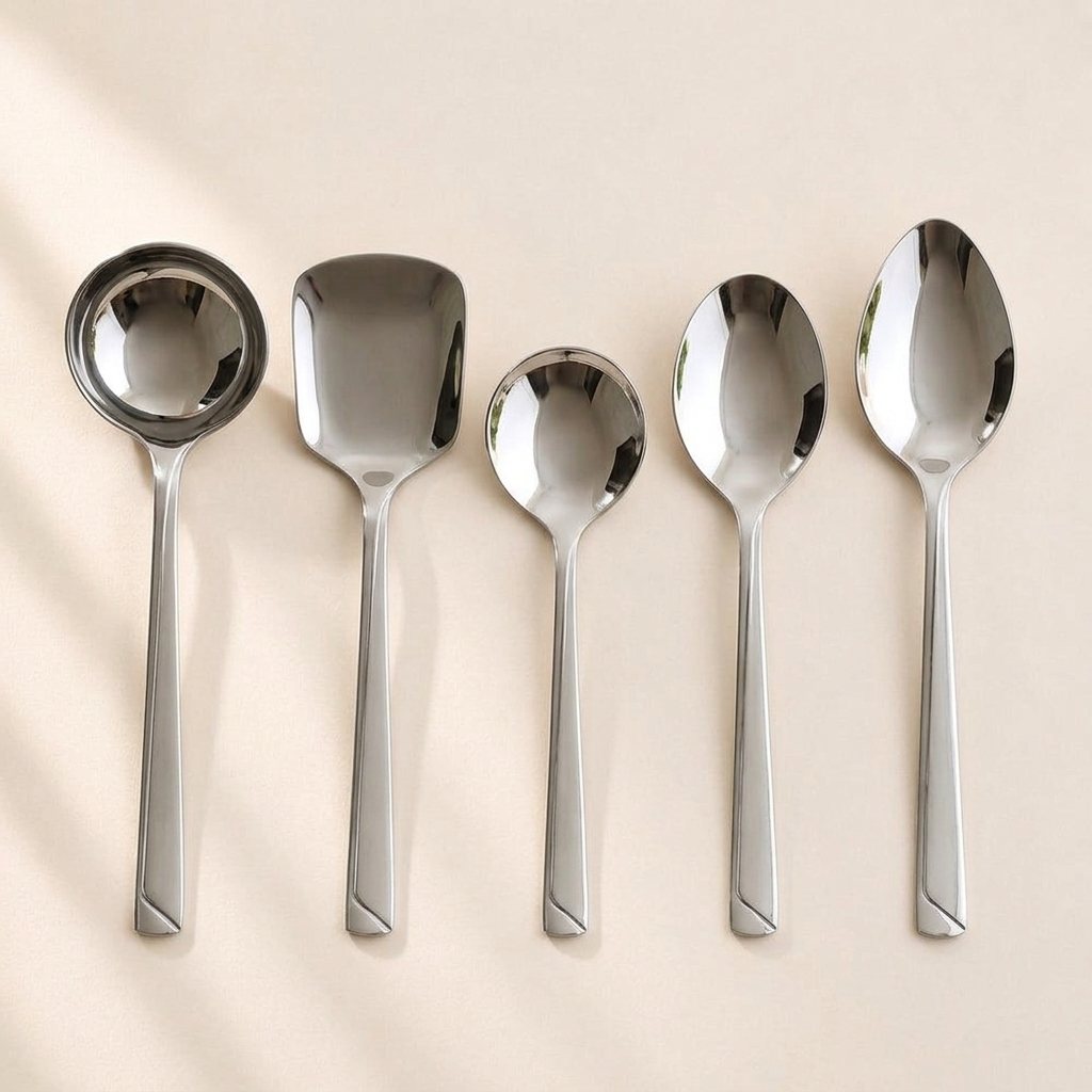 Kishco Olympus 5 piece stainless steel serving set