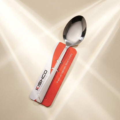Kishco Olympus Serving Spoon, Oval Shape, in packaging