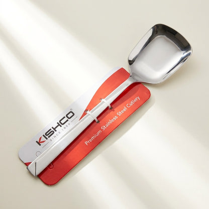 Kishco Olympus Serving Spoon, Square Shape, in packaging